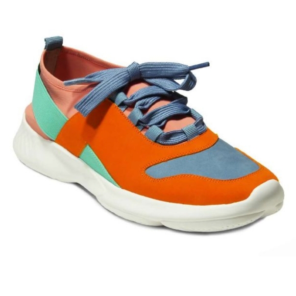 Vaneli Arcis Lightweight Soft Multicolor Suede Stretch Sport Sneakers. 6.5M - Picture 1 of 12